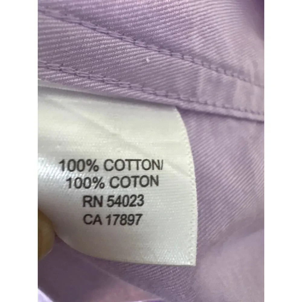 Banana Republic Men’s XL Lavender Slim Fit Non-Iron Dress Shirt